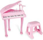 Bebeking Pian cu microfon si scaun Little Princess Bebeking Instrument muzical de jucarie