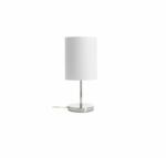 Rendl light studio NYC/RON 15/20 asztali lámpa Polycotton fehér/króm 230V LED E27 7W (R14055) - kontaktor