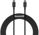 Baseus Cablu Date/Incarcare Baseus USB-C - USB-C Superior Series 100W 2m Negru
