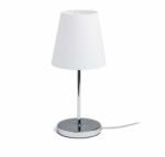 Rendl light studio NYC/CONNY 15/15 asztali lámpa Polycotton fehér/nikkel 230V LED E27 7W (R14048)