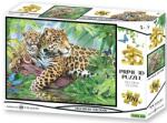 Prime 3D PUZZLE - Jaguars by the pool 100 buc (SK46PR-10527)