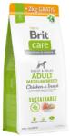 Brit CARE Dog Sustainable Adult Medium Breed Chicken & Insect 12kg+2kg