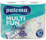 Paloma Flexi Sheet Design (színes) 3 rétegű papírtörlő 2 tekercs 145 lap