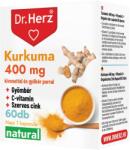 Dr. Herz Kurkuma 400 mg + Gyömbér + C-vitamin kapszula 60db