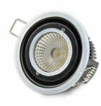 LEDIUM Vízálló IP65 süllyesztett LED spotlámpa 10W, 800 lm, 3000K melegfehér, fényerőszabályozható (OH9113056)
