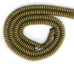  Hematit Mat Colorat Galben Disc Margele Pietre Semipretioase pentru Bijuterii - 2x4 mm