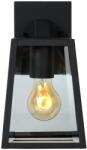 Lucide Matslot fekete-átlátszó kültéri fali lámpa (LUC-29828/01/30) E27 1 izzós IP23 (29828/01/30)