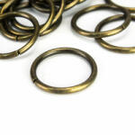  Fémkarika bronz 2cm 20db/csomag - kosarbolt