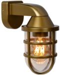Lucide Lewis sárgaréz-átlátszó kültéri fali lámpa (LUC-29899/01/02) E27 1 izzós IP44 (29899/01/02)