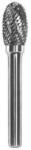 Bartools Ovális turbómaró kereszt fogazással - 19x25x68x6mm - Bartools - TRE - EX1925M06 - SE-7