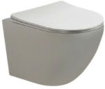 Inter Ceramic Конзолна тоалетна чиния 4937gray миа сива мат (4937mg gray)