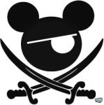 matrica. shop Mickey egér kalóz Autómatrica