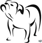 matrica. shop Angol Bulldog matrica 0