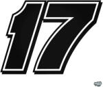 matrica. shop NASCAR 17 felirat - Autómatrica