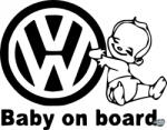 matrica. shop Volkswagen Baby on Board autómatrica