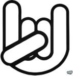 matrica. shop Shocker rajzolt kéz - Autómatrica