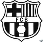 matrica. shop FC Barcelona logó matrica