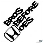 matrica. shop Honda matrica Bros Before Hoes