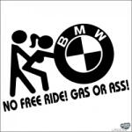 matrica. shop BMW matrica No free Ride!