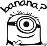 matrica. shop Minion banana - Autómatrica