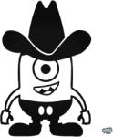 matrica. shop Minion Cowboy - Autómatrica