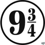 matrica. shop Harry Potter 9 és 3/4 vágány Autómatrica