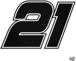 matrica. shop NASCAR 21 felirat - Autómatrica