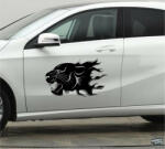 matrica. shop Párduc fej tuning matrica (30x50 cm)