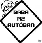 matrica. shop Gru Minion Baba az autóban