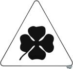 matrica. shop Háromszögben lóhere Autómatrica