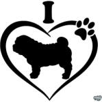 matrica. shop Shar pei matrica 10