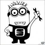 matrica. shop Seat matrica Szerelő minion
