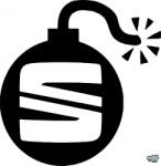 matrica. shop Seat robbanó bomba matrica