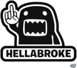 matrica. shop Domo Hellabroke - Szélvédő matrica