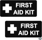 matrica. shop 2 db First AID felirat "1" - Szélvédő matrica