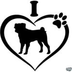 matrica. shop Mopsz matrica 15