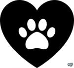 matrica. shop Kutyatappancs a szívben matrica