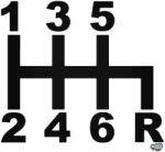 matrica. shop Autó váltó felirat - Szélvédő matrica