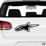 matrica. shop Alpinestar "2" - Szélvédő matrica