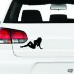 matrica. shop Pózoló csaj "1" - Autómatrica