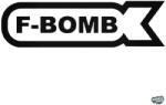 matrica. shop F-Bomb felirat a bombában Autómatrica