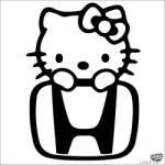 matrica. shop Honda matrica Hello Kitty
