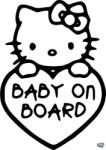 matrica. shop Hello Kitty Baby on Board autómatrica