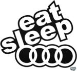 matrica. shop eat, sleep, Audi matrica