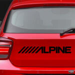 matrica. shop ALPINE Logó - Szélvédő matrica