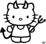 matrica. shop Hello Kitty matrica ördög