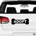 matrica. shop Adopt csont - Szélvédő matrica