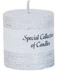 Pro-Candle Lumânare fără miros Cilindru, 5 x 5 cm, argintiu - ProCandle Special Collection Of Candles