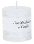 Pro-Candle Lumânare fără miros Cilindru, 5x5 cm, efect perlat - ProCandle Special Collection Of Candles