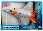 Maxx Wheels Avion Jet Fighter cu lumini si sunete, Maxx Wheels, 1: 16, Portocaliu